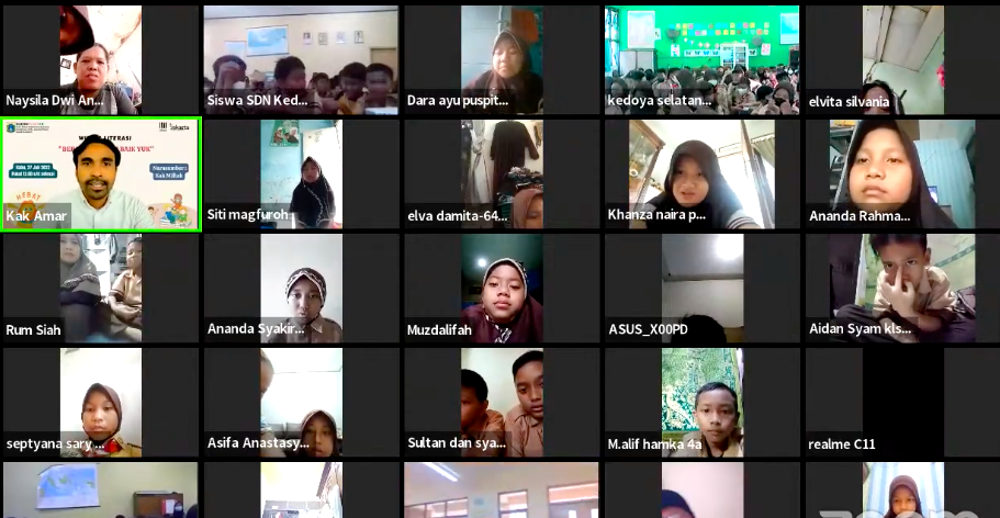 Wisata Literasi Virtual "Berani Berbuat Baik Yuk"